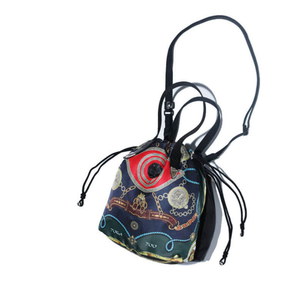 TOGA ARCHIVE Print Drawstring Bag - Navy