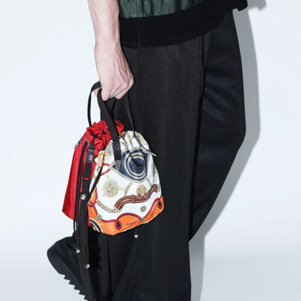 TOGA ARCHIVE Print Drawstring Bag - Orange