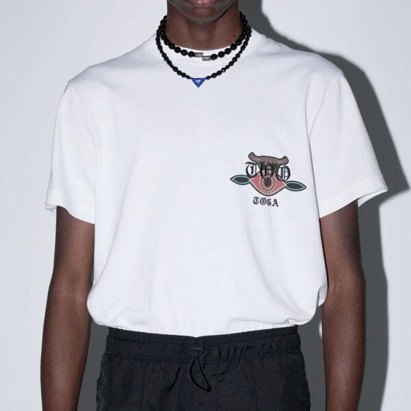 TOGA ARCHIVE Print Jersey Tee - Black