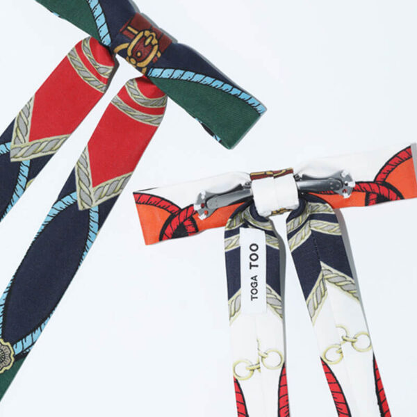 TOGA ARCHIVE Print Metal Ribbon Tie