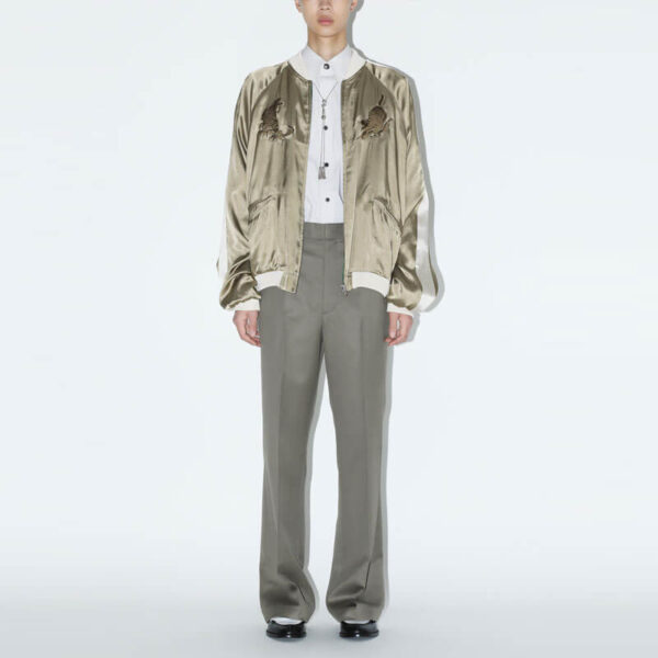 TOGA ARCHIVES Rayon Satin Souvenir Jacket