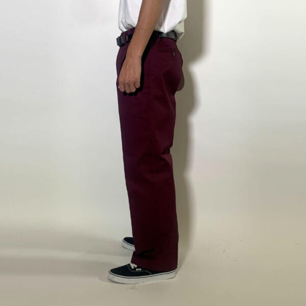 WACKO MARIA DICKIES Pleated Trousers - Burgundy