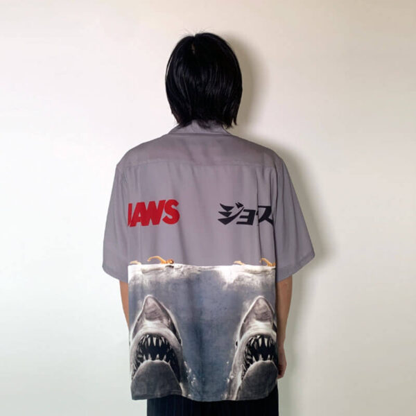 WACKO MARIA JAWS Hawaiian Shirt - Gray