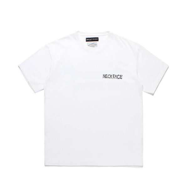 WACKO MARIA NECK FACE Heavy Weight Tee - White