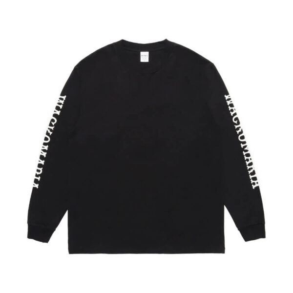 WACKO MARIA Wacko Sleeve Heavyweight LS Tee - Black