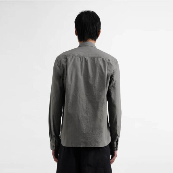 YMC Curtis Shirt - Embroidered Gunmetal