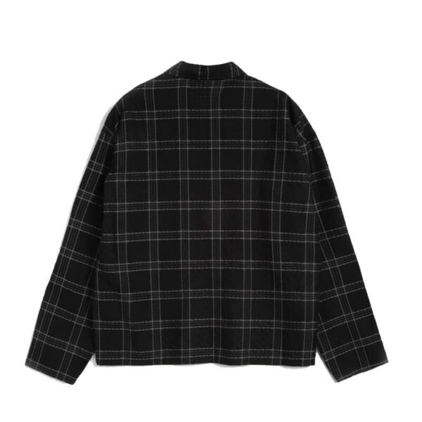 YMC PJ Overshirt - Check Black / Grey