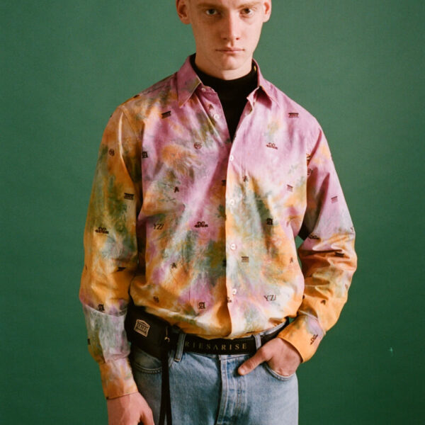 ARIES Leather Coin Belt Bag - Black