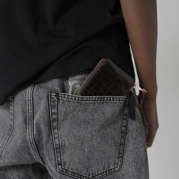 ARIES Leather Wallet – Crocodile