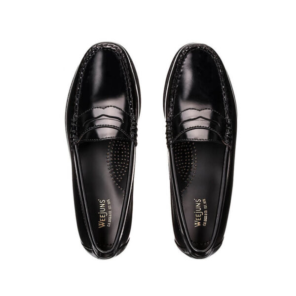 G.H. BASS Weejuns Larson Moc Penny Loafer - Black Leather