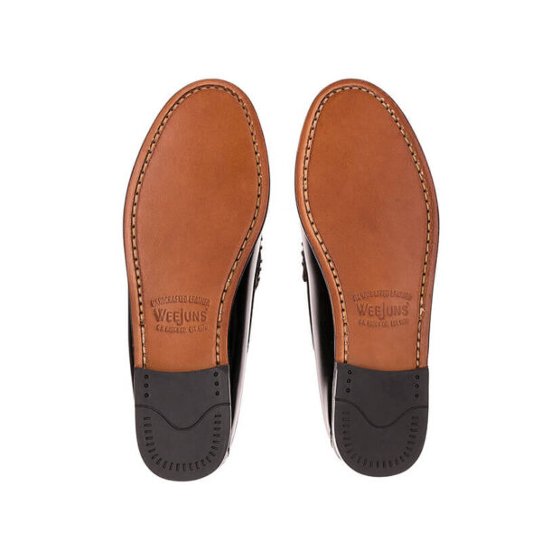 G.H. BASS Weejuns Wmns Penny Loafers - Black & White