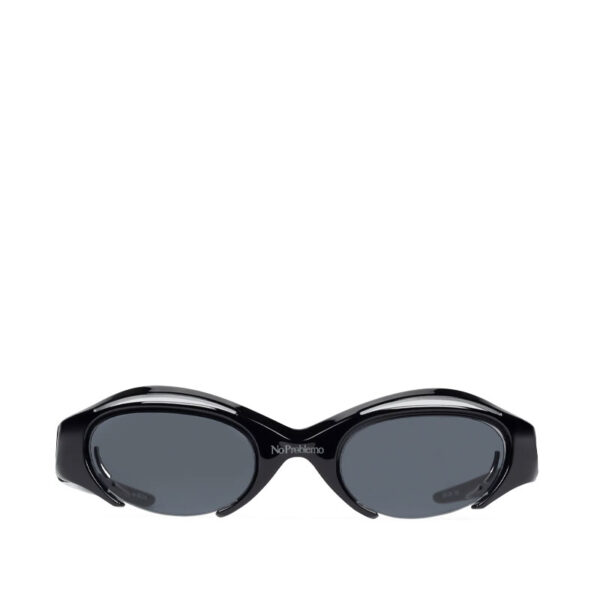 NO PROBLEMO x LE SPECS Cyborg Sunglasses - Black