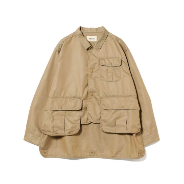 BEAMS BOY Big Chambray Gabardine Fishing Jacket