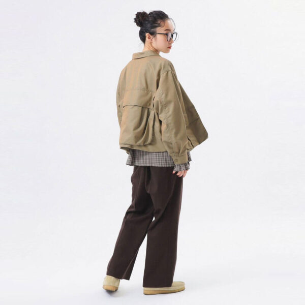 BEAMS BOY Big Chambray Gabardine Fishing Jacket