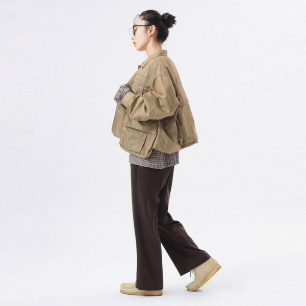 BEAMS BOY Big Chambray Gabardine Fishing Jacket