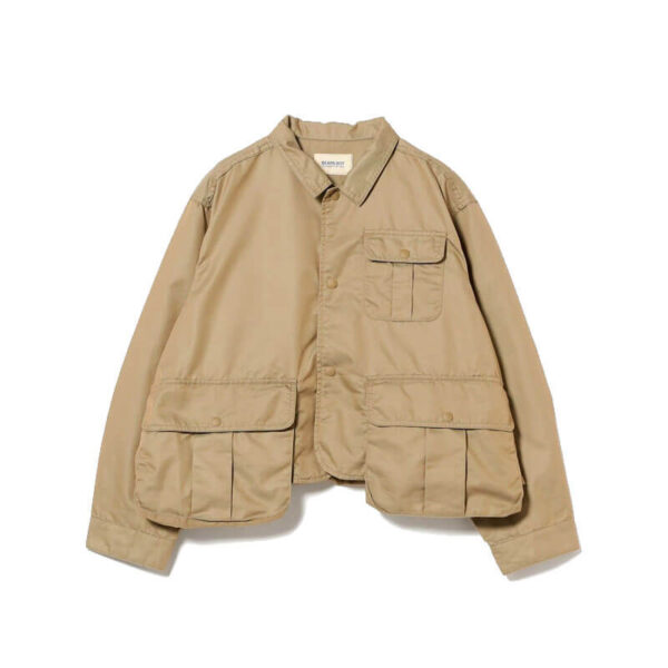 BEAMS BOY Big Chambray Gabardine Fishing Jacket