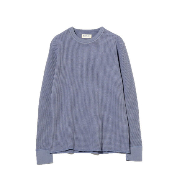 BEAMS BOY Cotton Thermal Crewneck Longsleeve Tshirt