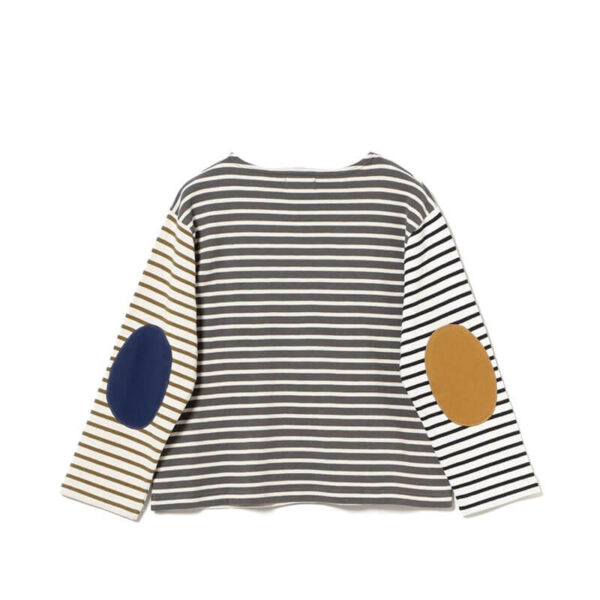 BEAMS BOY Elbow Patch Basque LS Tshirt - Boder