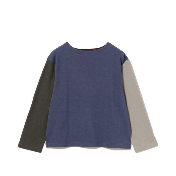 BEAMS BOY Elbow Patch Basque LS Tshirt - Solid