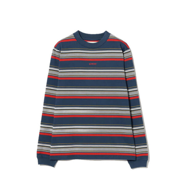 BEAMS BOY Embroidery Stripe LS Tshirt