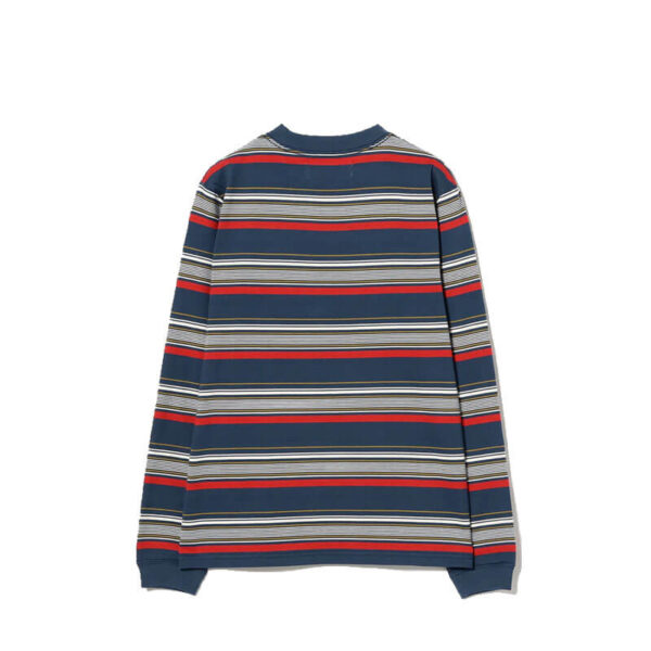 BEAMS BOY Embroidery Stripe LS Tshirt