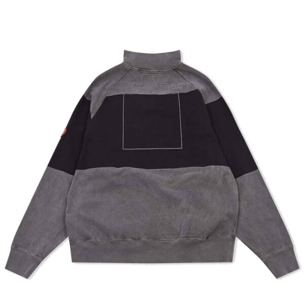 CAV EMPT Overdye Stripe Half Zip Sweatshirt