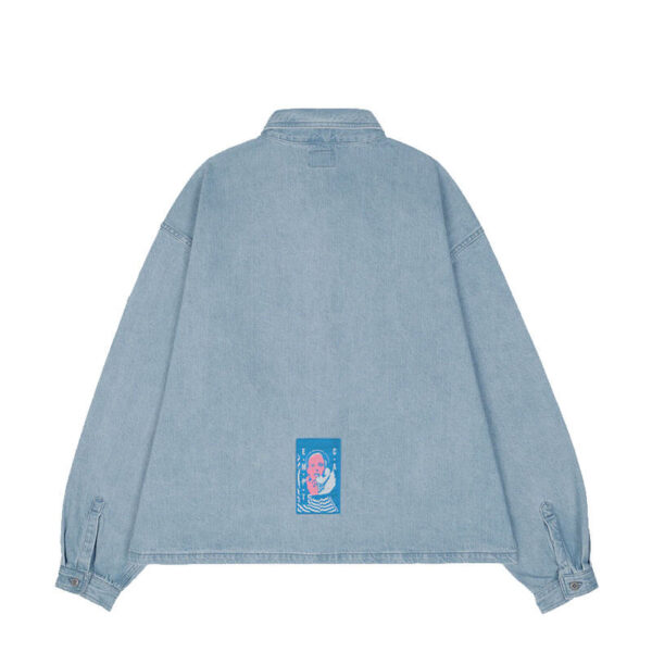 CAV EMPT Washed Denim Short Shirt Jacket