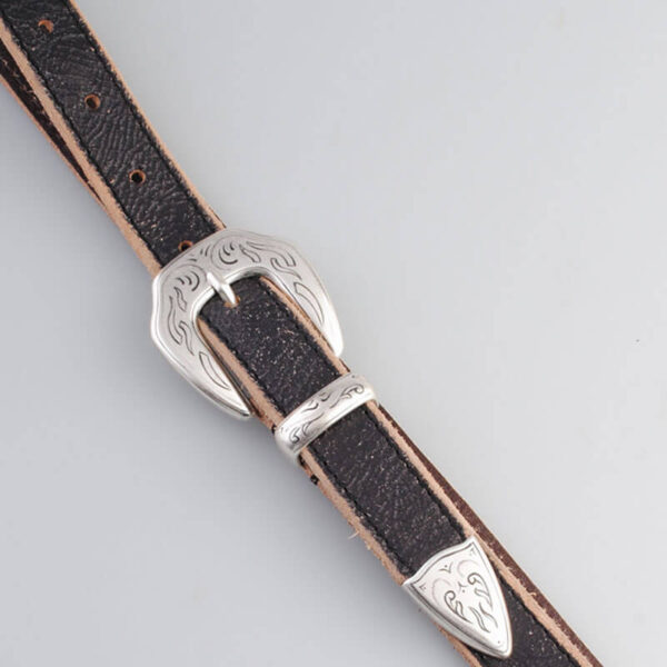 MOLEBO M2438 Belt - Cracked Black