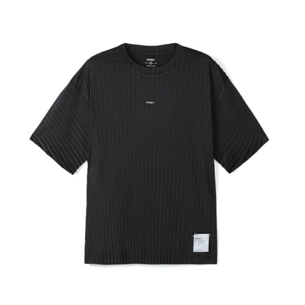 SATISFY® AuraLite™ Pleated T-Shirt - Black