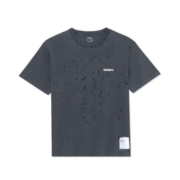 SATISFY® MothTech™ T-Shirt - Aged Black Logo
