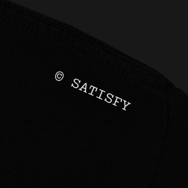 SATISFY® MothTech™ T-Shirt - Aged Black Logo