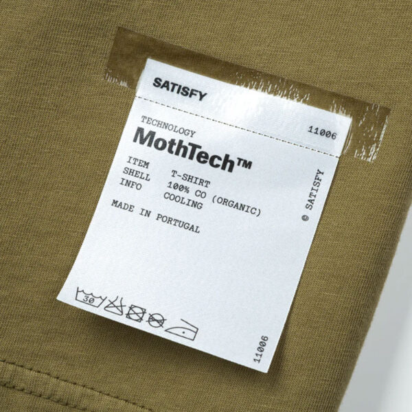 SATISFY® MothTech™ T-Shirt - Sun Bleached Military Olive