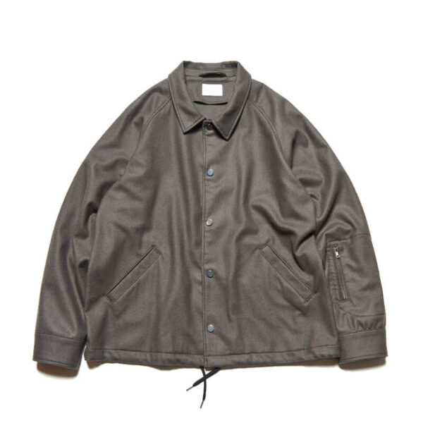 SOPHNET. Light Melton Wool Coach Jacket