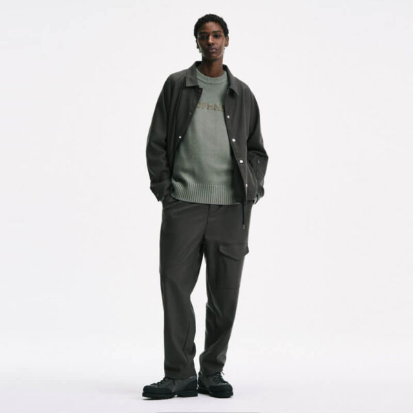 SOPHNET. Light Melton Wool Coach Jacket