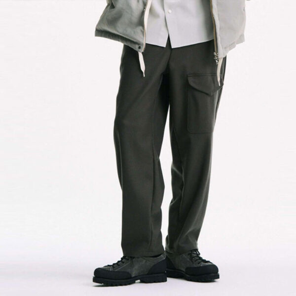 SOPHNET. Light Melton Wool Royal Navy Pants