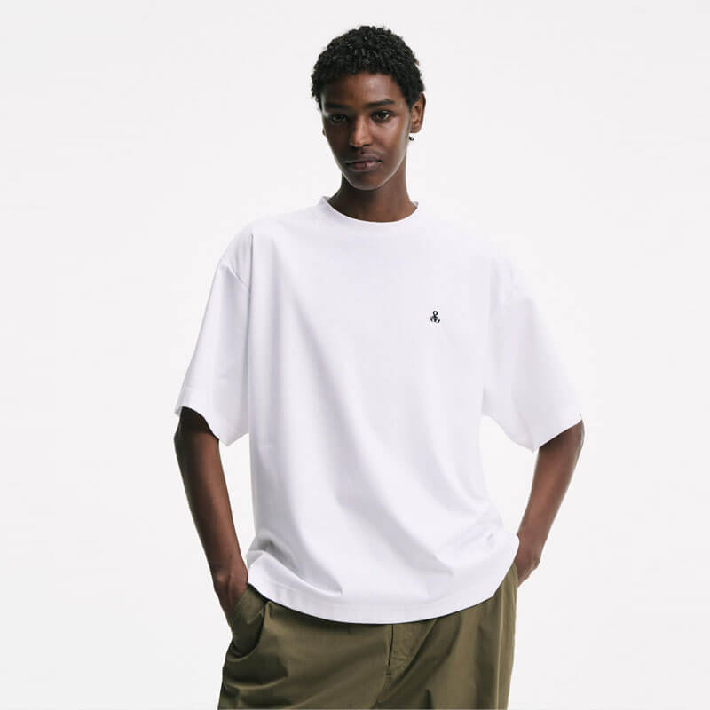 Supima Cotton Wide Tee - White - THEROOM | Streetwear. Culture 