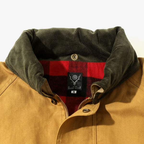 SOUTH2 WEST8 Carmel Coating Coat - Mustard