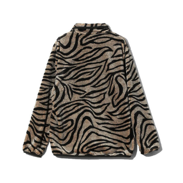 SOUTH2 WEST8 Piping Fleece Jacket - Beige