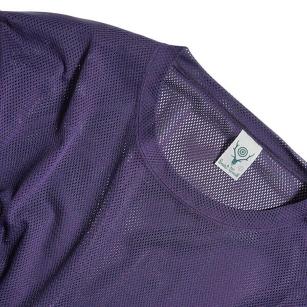 SOUTH2 WEST8 S.S. Crew Neck Shirt - Dark Purple