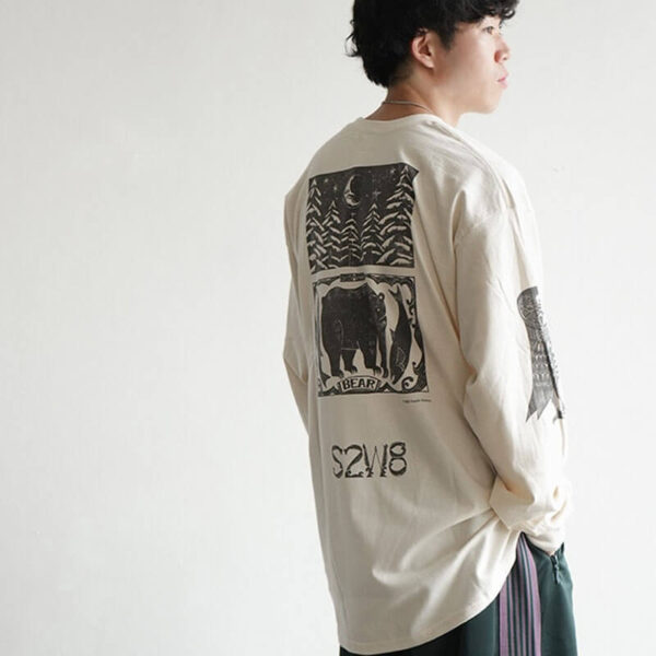 SOUTH2 WEST8 x F. KITAMURA LS Tee - Natural