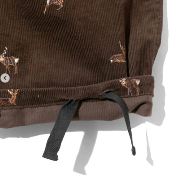 SOUTH2 WEST8 String Slack Corduroy Pant - Brown