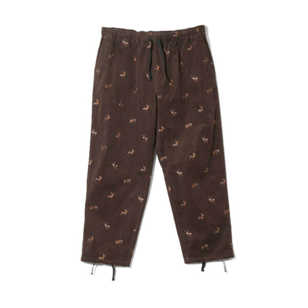 SOUTH2 WEST8 String Slack Corduroy Pant - Brown