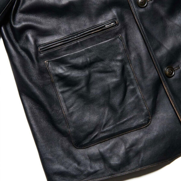 UNIFORM EXPERIMENT Leather Car Coat