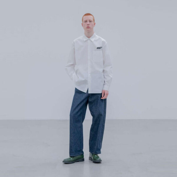 UNIFORM EXPERIMENT Rigid Denim Wide-Fit Jeans