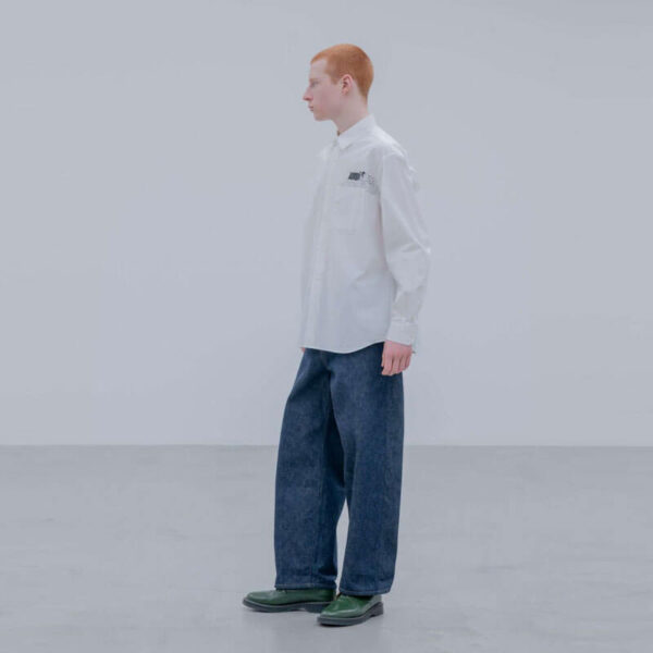 UNIFORM EXPERIMENT Rigid Denim Wide-Fit Jeans