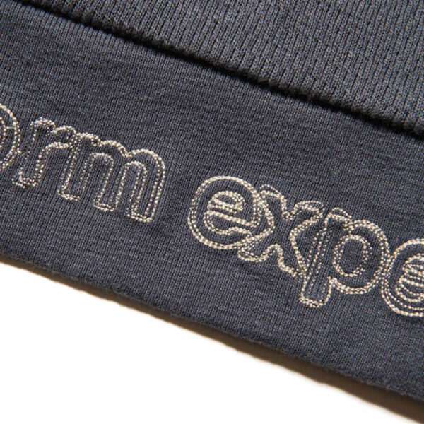 UNIFORM EXPERIMENT Waffle Highneck Top - Charcoal