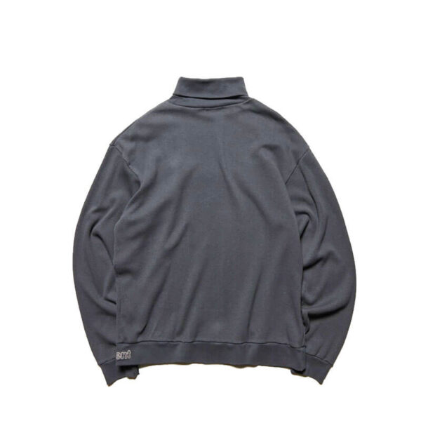 UNIFORM EXPERIMENT Waffle Highneck Top - Charcoal