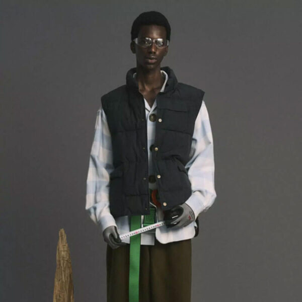 WOOLRICH JAPAN Nylon Padded Mountain Vest - Black