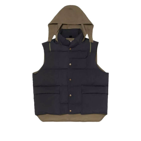 WOOLRICH JAPAN Nylon Padded Mountain Vest - Black