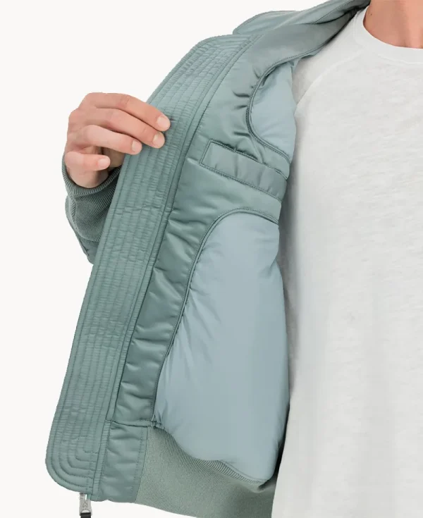 ALPHA INDUSTRIES UV CWU-45P Base UV Loose Bomber Jacket Silver Blue